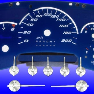 US Speedo® - Aqua Edition Gauge Face Kit, 200 KMH