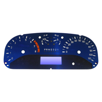 US Speedo® - Aqua Edition Gauge Face Kit, 110 MPH