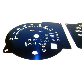 US Speedo® - Aqua Edition Gauge Face Kit, 120 MPH