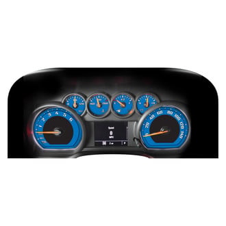 US Speedo® - Daytona Edition Gauge Face Kit, Blue, 140 MPH