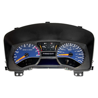 US Speedo® - Daytona Edition Gauge Face Kit, Blue, 110 MPH