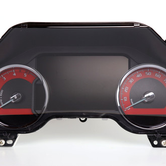 US Speedo® - Daytona Edition Gauge Face Kit, Yellow, 100 MPH