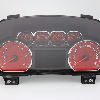 US Speedo® - Daytona Edition Gauge Face Kit, Red, 140 MPH
