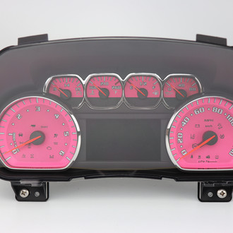 US Speedo® - Daytona Edition Gauge Face Kit, Pink, 140 MPH