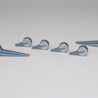 US Speedo® - Speedometer Needle Kit with Satin Hub, Blue