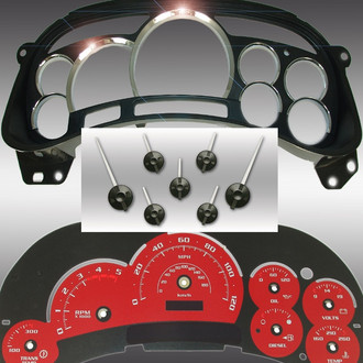 US Speedo® - Escalade Edition Gauge Face Kit (LED Ready), Red, 120 MPH