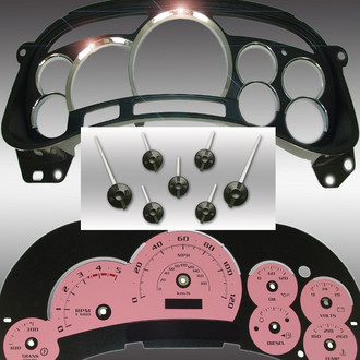 US Speedo® - Escalade Edition Gauge Face Kit (LED Ready), Orange, 120 MPH