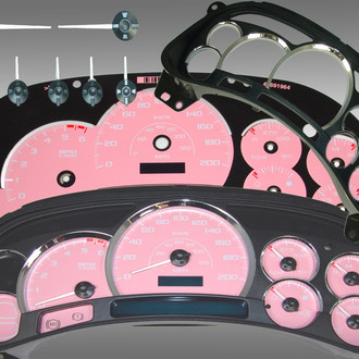 US Speedo® - Escalade Edition Gauge Face, Pink, 200 KMH