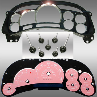 US Speedo® - Escalade Edition Gauge Face, Pink, 120 MPH