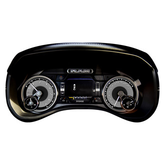 US Speedo® - Daytona Edition Gauge Face Kit, Gray, 120 MPH, 7000 RPM