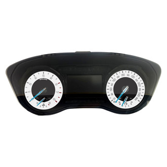 US Speedo® - Daytona Edition Gauge Face Kit, White, 130 MPH