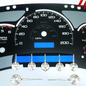 US Speedo® - Stealth Edition Gauge Face Kits