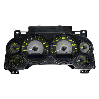 US Speedo® - Stealth Edition Gauge Face Kit, 120 MPH