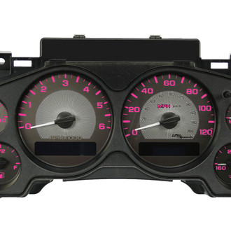 US Speedo® - Stealth Edition Gauge Face Kit, 120 MPH