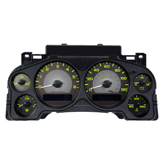 US Speedo® - Stealth Edition Gauge Face Kit, 120 MPH