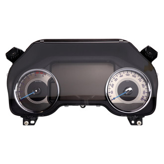 US Speedo® - Stainless Steel Gauge Face Kit with Purple Numbers, 100 MPH