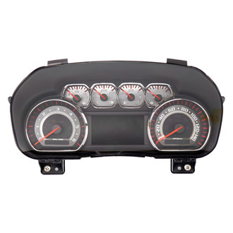 US Speedo® - Stainless Steel Gauge Face Kit with Red Numbers, 140 MPH