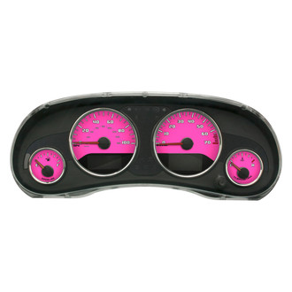 US Speedo® - Daytona Edition Style 2 Gauge Face Kit, Pink, 100 MPH