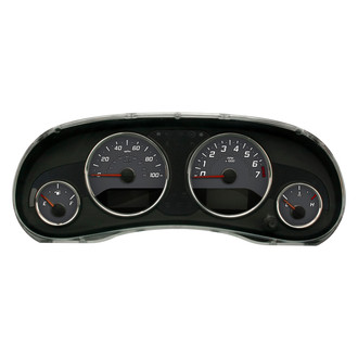 US Speedo® - Daytona Edition Style 1 Gauge Face Kit, Gray, 100 MPH, 7000 RPM