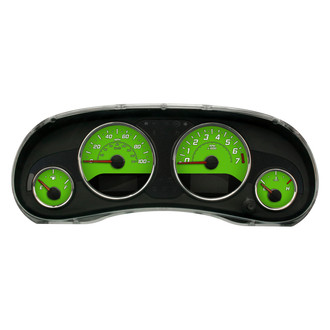 US Speedo® - Daytona Edition Style 1 Gauge Face Kit, Green, 100 MPH, 7000 RPM