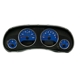 US Speedo® - Daytona Edition Style 1 Gauge Face Kit, Blue, 100 MPH, 7000 RPM