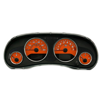US Speedo® - Daytona Edition Style 1 Gauge Face Kit, Orange, 100 MPH, 7000 RPM