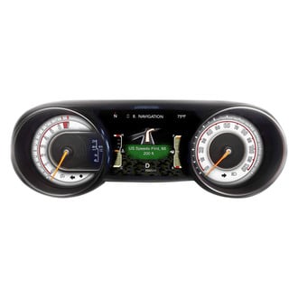 US Speedo® - Daytona Edition Gauge Face Kit, White, 120 MPH, 7000 RPM