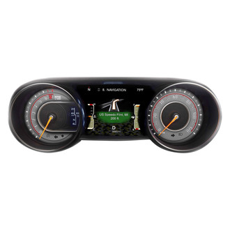US Speedo® - Daytona Edition Gauge Face Kit, Gray, 120 MPH, 7000 RPM