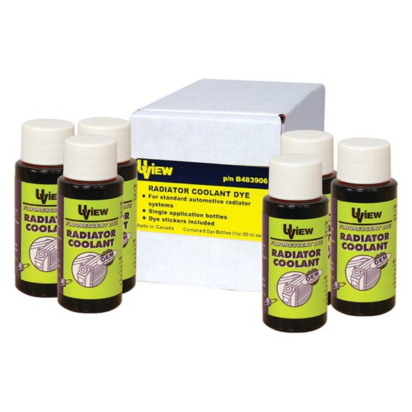 UView® - Radiator Coolant Dye, 1 oz. x 6 Bottles