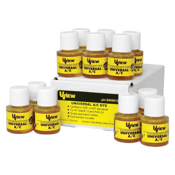 UView® - 1/4 oz. A/C Dye, 0.25 oz. x 12 Bottles