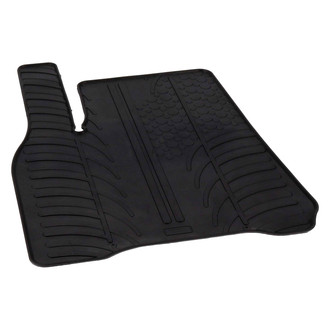 Vaico® - 1st & 2nd Row Black Rubber Floor Mat Set