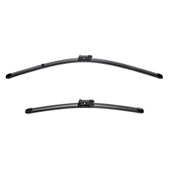 Valeo® - Silencio Xtrm 24" Driver and 24" Passenger Side Black Wiper Blade Set