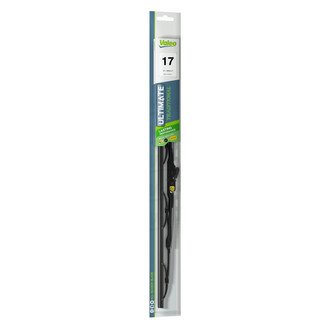 Valeo® - Ultimate Traditional Long Code 17" Black Wiper Blade