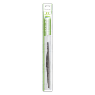 Valeo® - Traditional Titanium 14" Black Wiper Blade