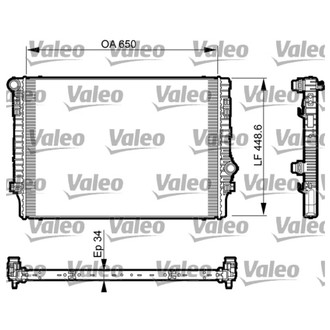 Valeo® - Engine Coolant Radiator