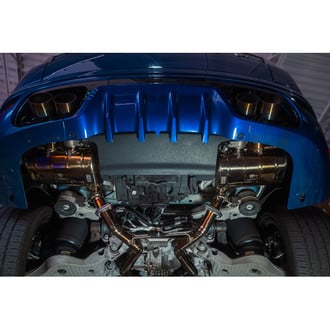 Valvetronic Designs® - Grade 5 Titanium Valved Cat-Back Exhaust System with Quad Rear Exit