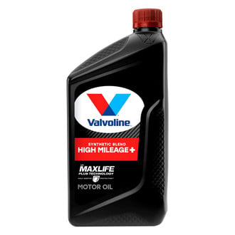 Valvoline® - High Mileage™ MaxLife™ Technology SAE 5W-30 Synthetic Blend Motor Oil, 1 Quart 0