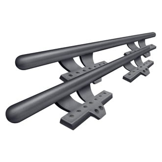 Vanguard Off-Road® - 3" V Signature Series Black Round Side Steps