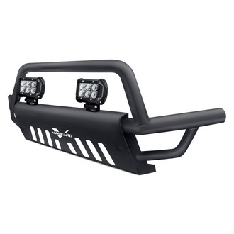 Vanguard Off-Road® - 2.5" Endurance Black Front Low Bumper Guard with LED Lights