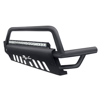 Vanguard Off-Road® - 2.5" Endurance Black Front Low Bumper Guard with 20" LED Light Bar