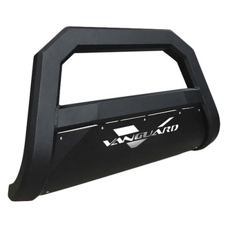 Vanguard Off-Road® - 3" Optimus Series Black Wide Bull Bar with Skid Plate
