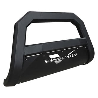 Vanguard Off-Road® - 3" Optimus Series Black Wide Bull Bar with Skid Plate