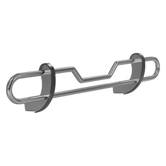 Vanguard Off-Road® - Top Drop Style Double Tube Polished Rear Bumper Guard