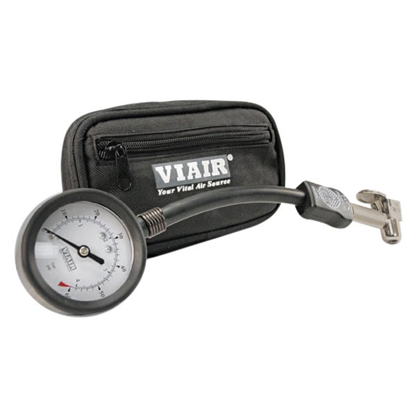 Viair® - 0 to 60 psi 3-in-1 Dial Tire Pressure Gauge with Press-On Chuck