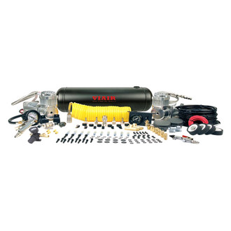 Viair® - 12 V Black Super Duty Onboard Air System with Air Tank
