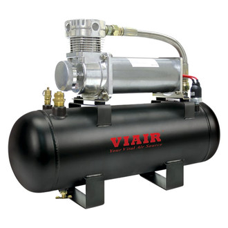 Viair® - High-Flow™ 200 psi Black Horizontal Onboard Air System