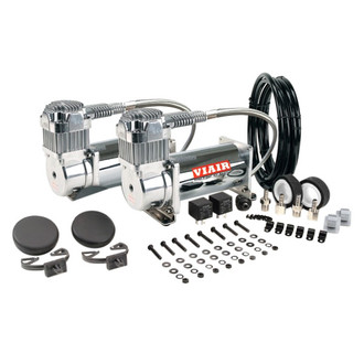 Viair® 38003 - 300 Series™ 12 V Chrome 380C Dual Portable Tire Air Compressor Value Pack