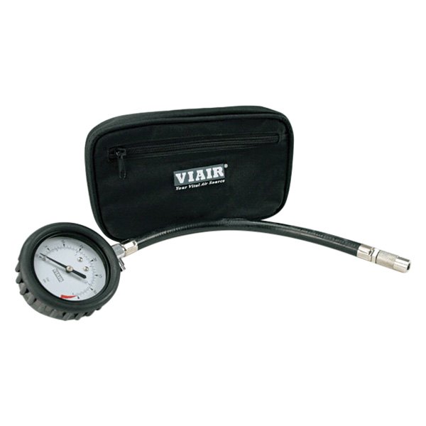 Viair® - 0 to 100 psi Air Down Dial Tire Pressure Gauge with Rubber Hose