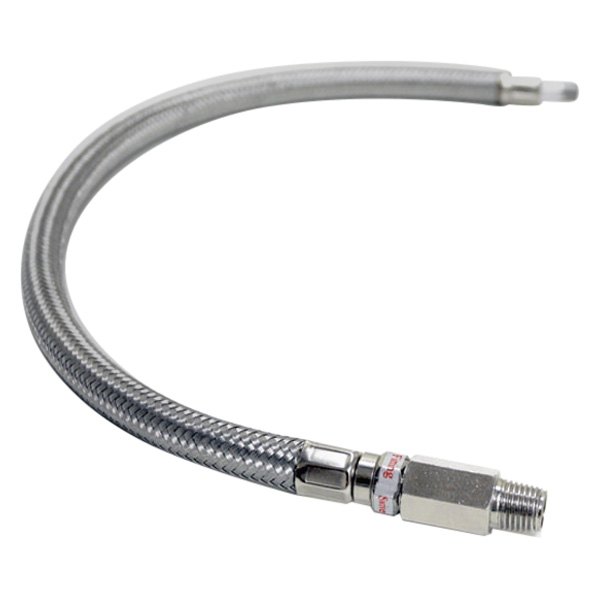 Viair® - 24" Silver Stainless Steel Braided Swivel Leader Hose with Check Valve