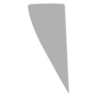 Vicrez® - Front Door Fixed, Driver Side Pre-Cut Window Tint, 25% - Medium VLT